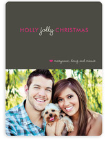 Holly Jolly Xmas Christmas Photo Cards