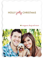 Holly Jolly Xmas Christmas Photo Cards