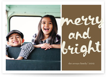 Jolly and Bright Christmas Photo Cards