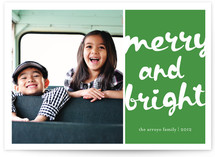 Jolly and Bright Christmas Photo Cards