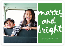 Jolly and Bright Christmas Photo Cards