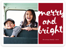 Jolly and Bright Christmas Photo Cards