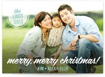 Retro Tidings Christmas Photo Cards
