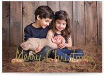 Classic Christmas Christmas Photo Cards