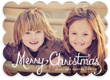 Classic Christmas Christmas Photo Cards