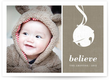 Sleigh Bell Christmas Photo Cards