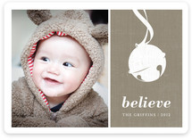 Sleigh Bell Christmas Photo Cards