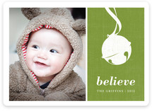 Sleigh Bell Christmas Photo Cards