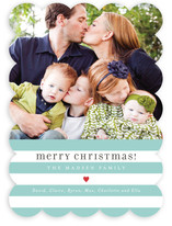 Bright Stripes Christmas Photo Cards