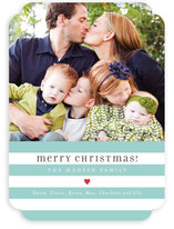 Bright Stripes Christmas Photo Cards