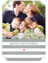 Bright Stripes Christmas Photo Cards