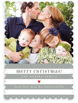 Bright Stripes Christmas Photo Cards
