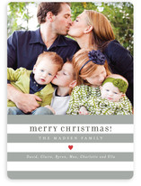 Bright Stripes Christmas Photo Cards
