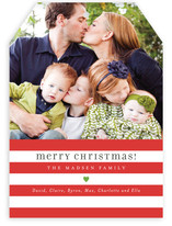 Bright Stripes Christmas Photo Cards