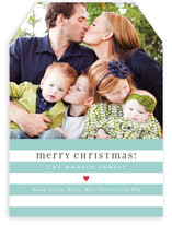 Bright Stripes Christmas Photo Cards