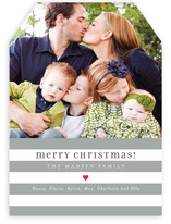 Bright Stripes Christmas Photo Cards