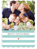 Bright Stripes Christmas Photo Cards