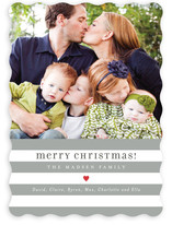 Bright Stripes Christmas Photo Cards