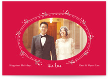 Vine and Berry Christmas Photo Cards