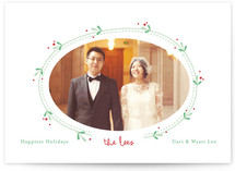 Vine and Berry Christmas Photo Cards