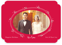 Vine and Berry Christmas Photo Cards