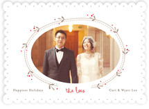 Vine and Berry Christmas Photo Cards