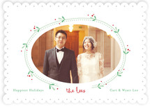 Vine and Berry Christmas Photo Cards