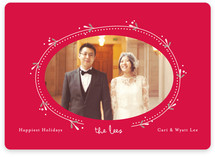 Vine and Berry Christmas Photo Cards