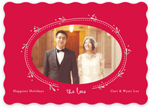 Vine and Berry Christmas Photo Cards