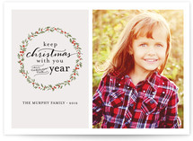 Keep Christmas with You Christmas Photo Cards