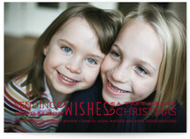 Warmest Wishes Christmas Photo Cards
