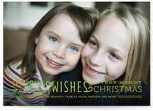 Warmest Wishes Christmas Photo Cards
