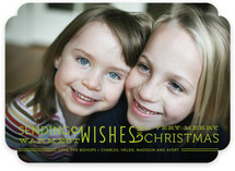 Warmest Wishes Christmas Photo Cards