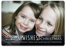 Warmest Wishes Christmas Photo Cards