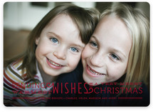 Warmest Wishes Christmas Photo Cards