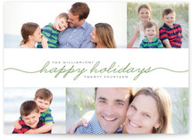 Merrily Handwritten Christmas Photo Cards