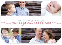 Merrily Handwritten Christmas Photo Cards