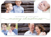 Merrily Handwritten Christmas Photo Cards