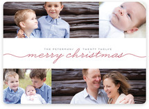 Merrily Handwritten Christmas Photo Cards