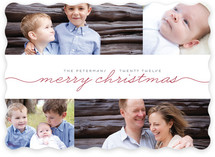 Merrily Handwritten Christmas Photo Cards