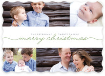 Merrily Handwritten Christmas Photo Cards