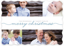 Merrily Handwritten Christmas Photo Cards