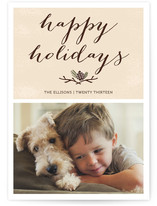 Christmas Pinecone Christmas Photo Cards