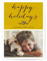 Christmas Pinecone Christmas Photo Cards