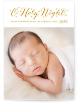 Starry Christmas Night Christmas Photo Cards
