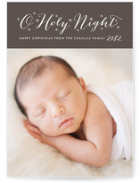 Starry Christmas Night Christmas Photo Cards