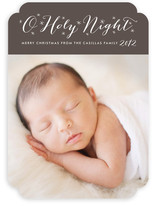 Starry Christmas Night Christmas Photo Cards
