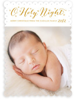Starry Christmas Night Christmas Photo Cards