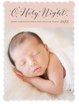 Starry Christmas Night Christmas Photo Cards