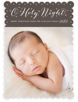Starry Christmas Night Christmas Photo Cards